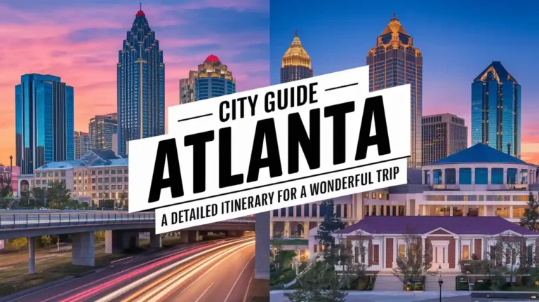 City Guide Atlanta: A Detailed Itinerary for a Wonderful Trip