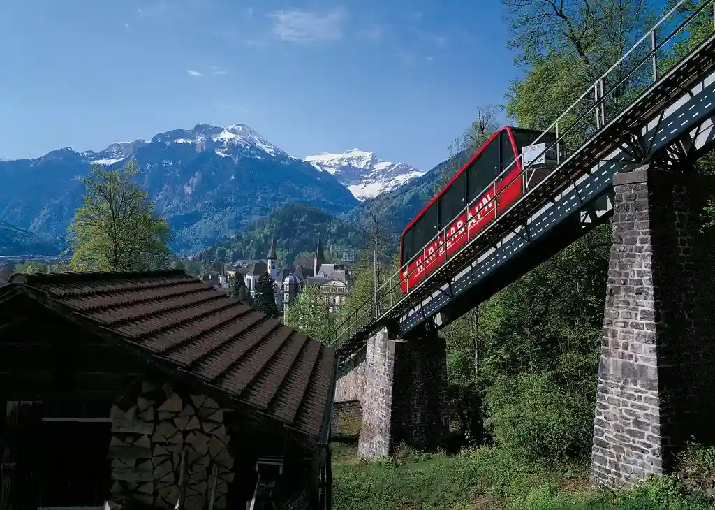 Ride the Harder Kulm Funicular 1