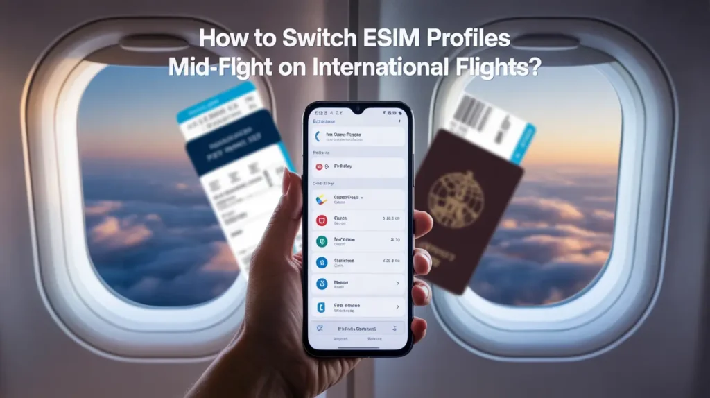 How to Switch eSIM Profiles Mid Flight On International Flights