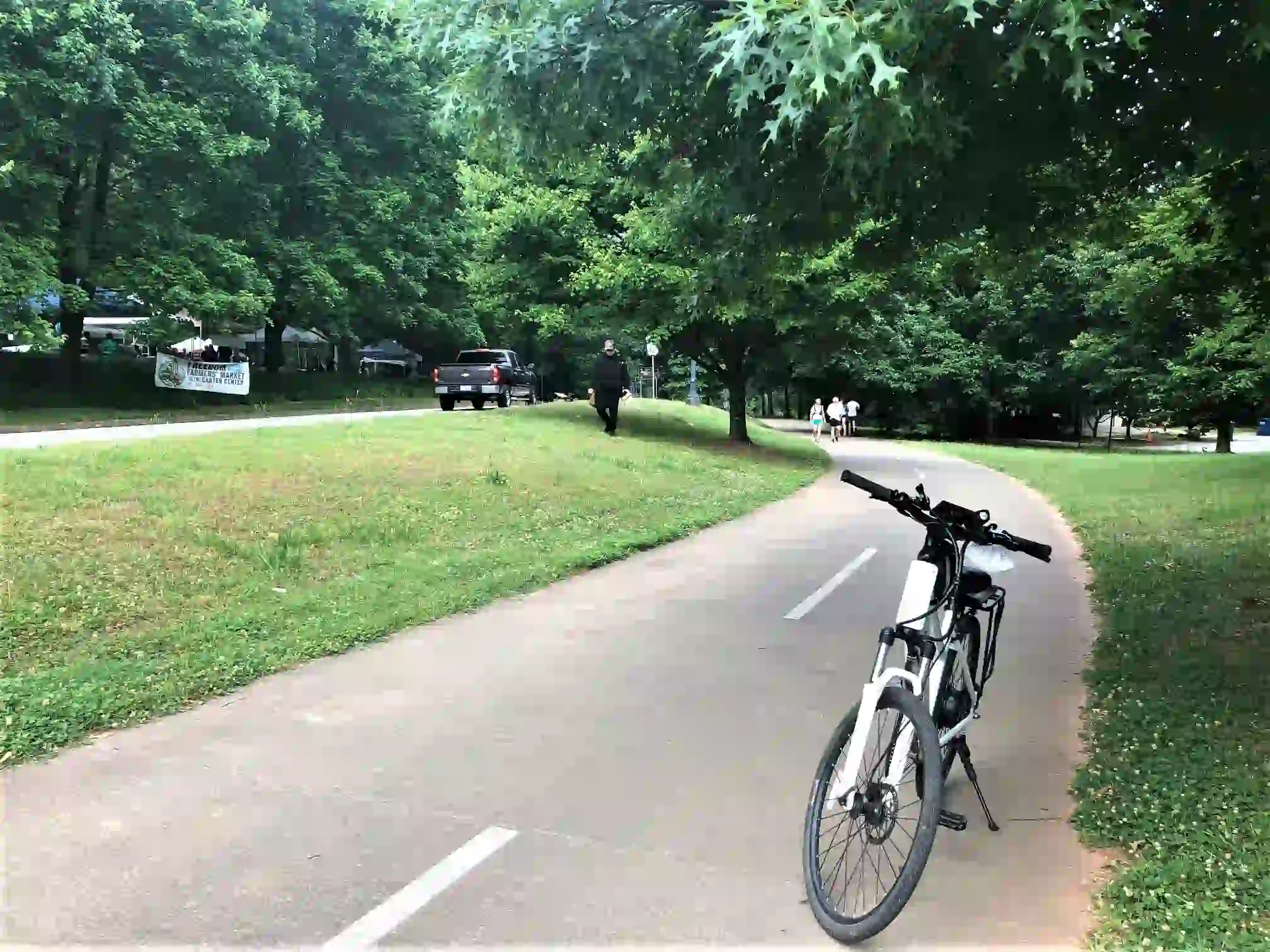 Freedom Parkway Trail in Atlanta biking