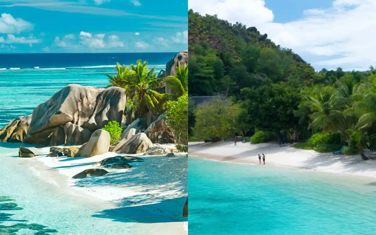 La Digue or Praslin Island