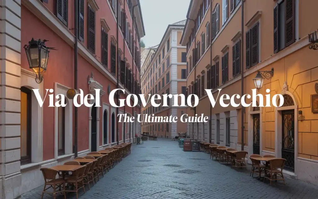 Via del Governo Vecchio The Ultimate Guide