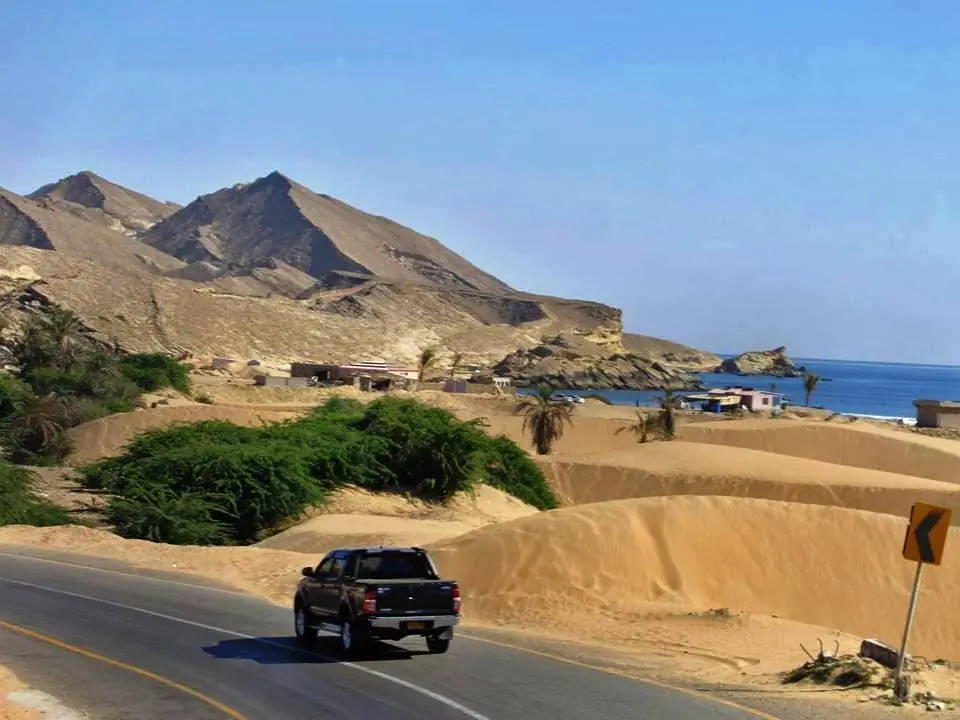 Car Trip Daran Beach in Balochistan