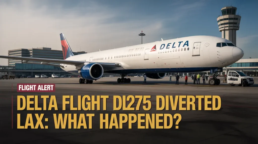 Delta Flight DL275 Diverted LAX 1