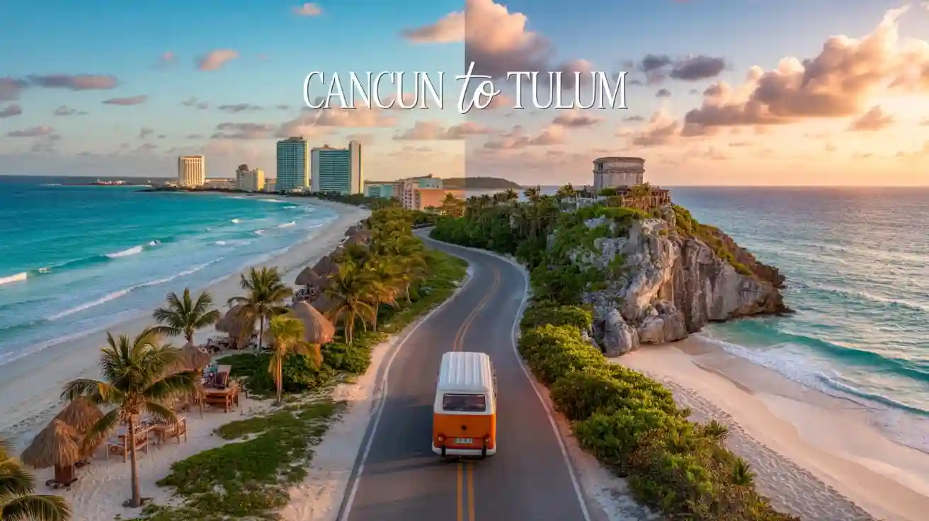 Scenic Route from Cancun to Tulum