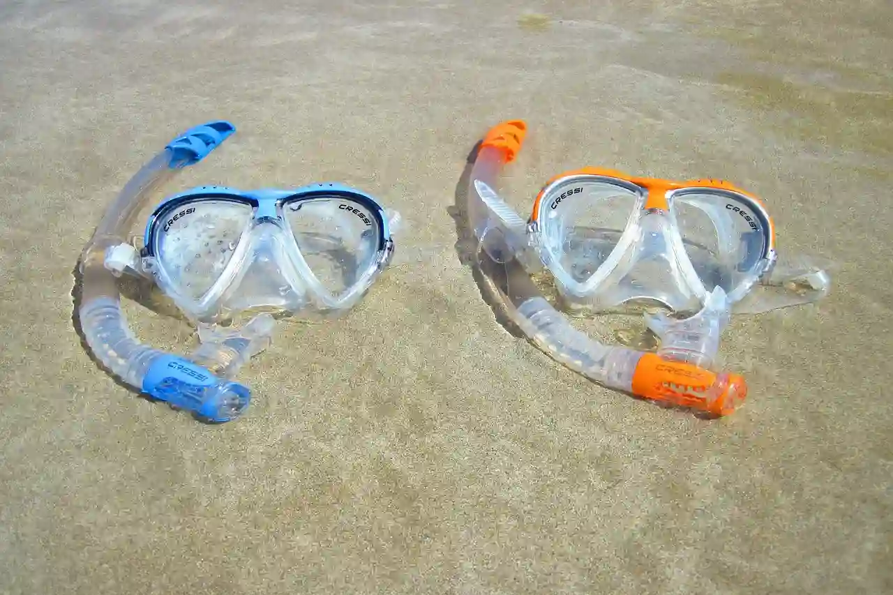 snorkeling gear