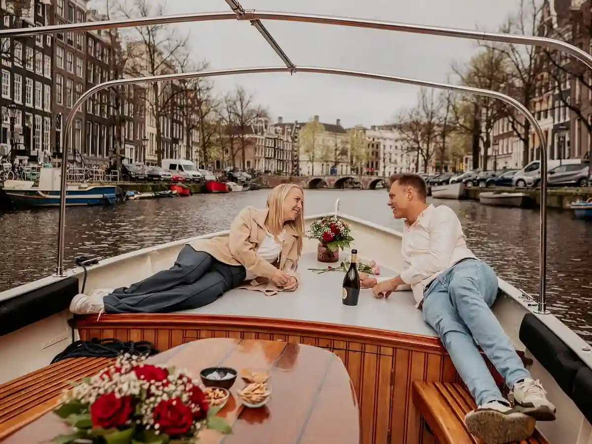 Candlelit Dinner at a Canal Side Restaurant