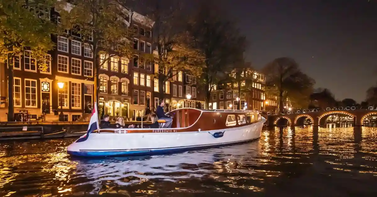 Take a Canal Cruise at Sunset in Amsterdam