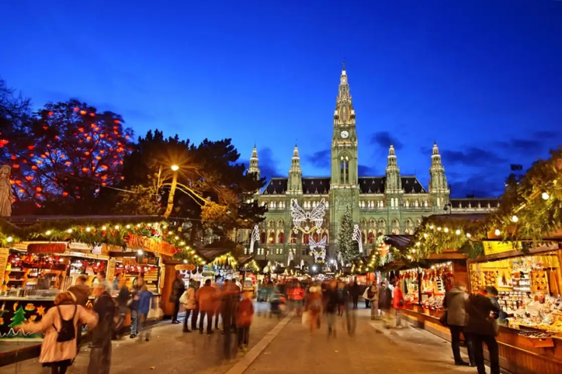 Christmas market in Vienna