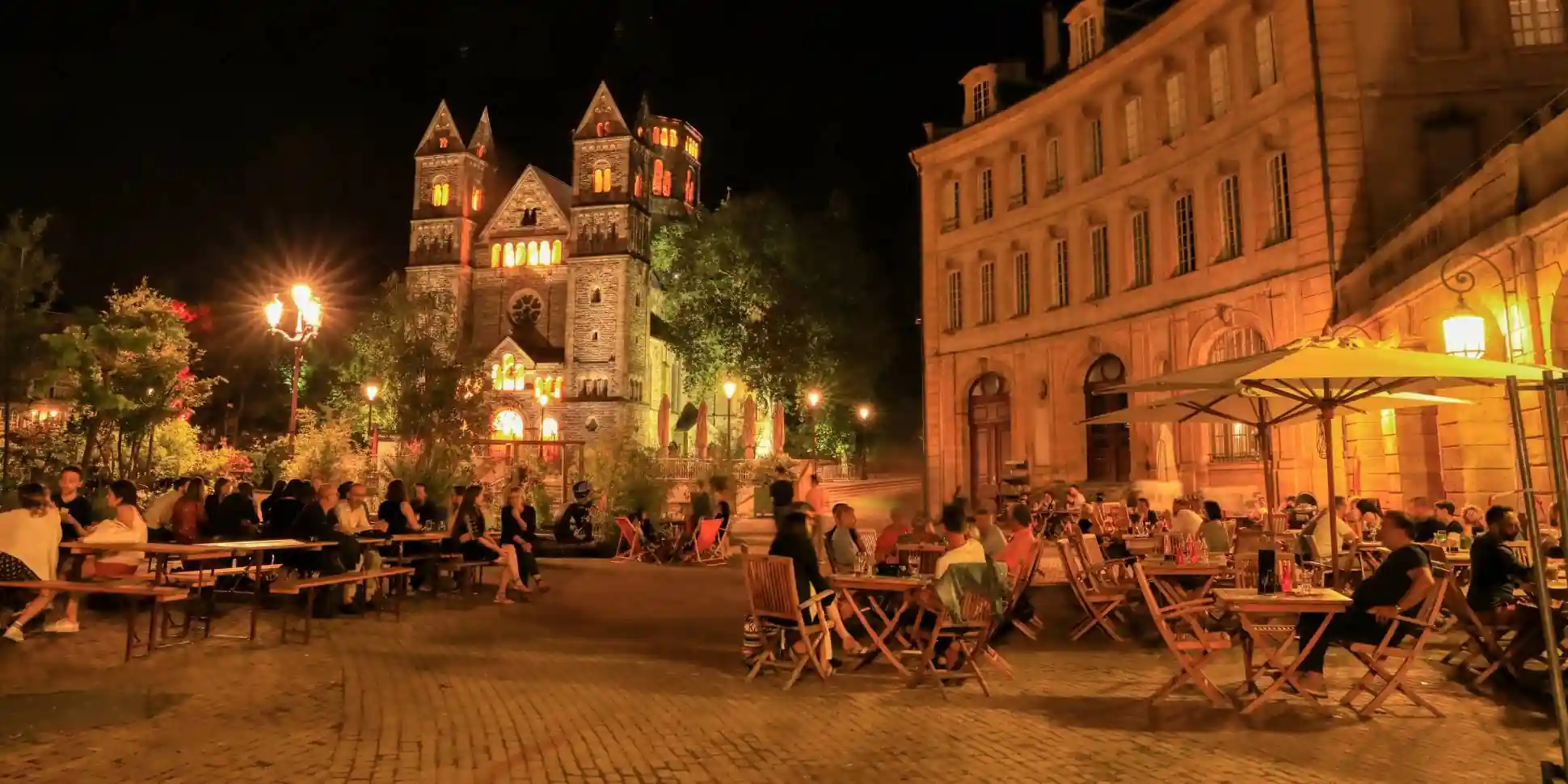 Metz France – Light Trails and Food Focus