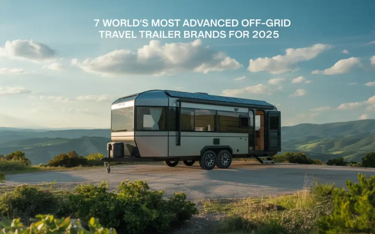 7 World’s Most Advanced Off-Grid Travel Trailer Brands for 2025