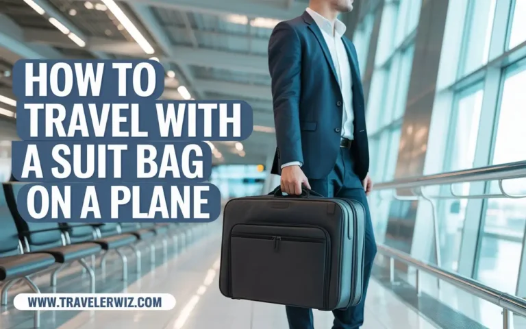 How to Travel With a Suit Bag on a Plane?