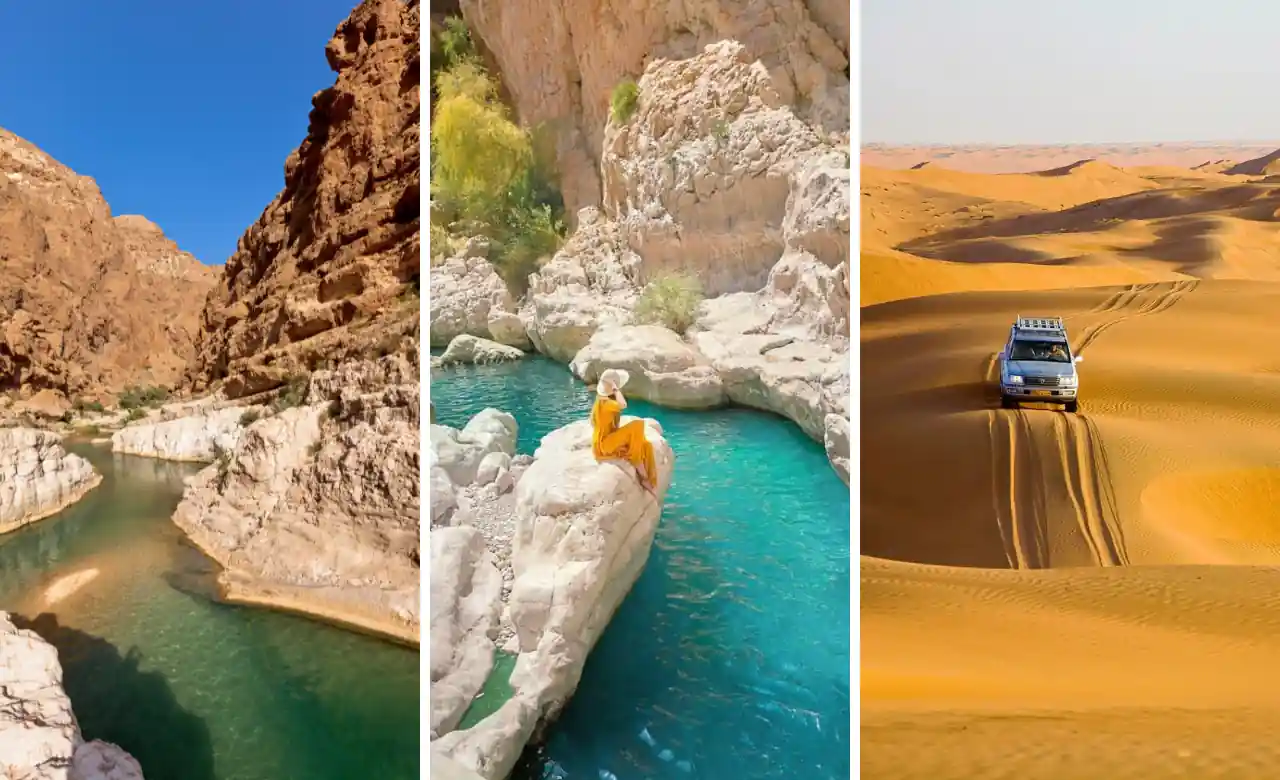 WADI SHAB WADI BANI KHALID AND WAHIBA SANDS