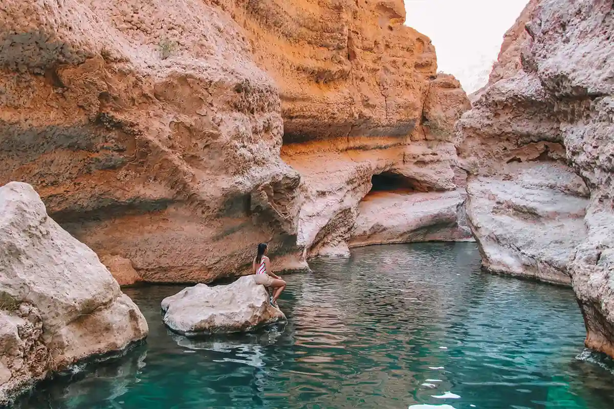 Wadi Shab canyon