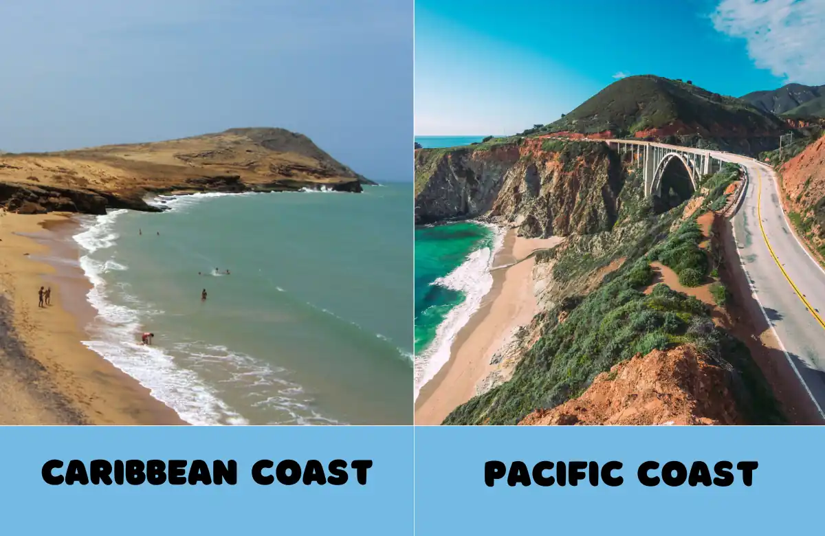 Caribbean Coast vs Pacific Coast