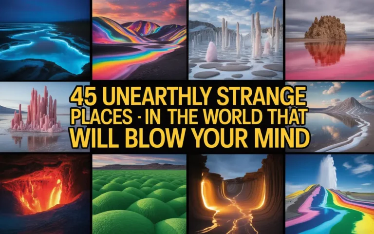 45 unearthly Strange Places in the World That Will Blow Your Mind