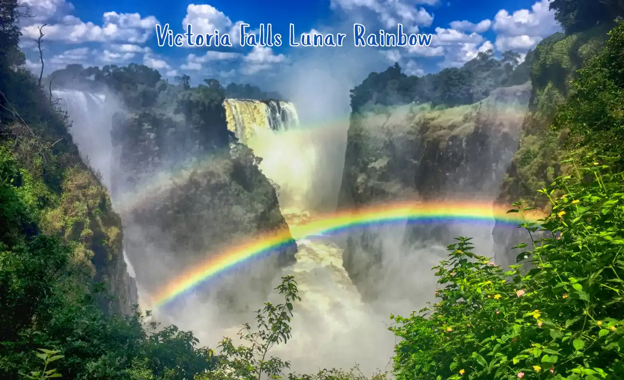 Victoria Falls Lunar Rainbow Zambia