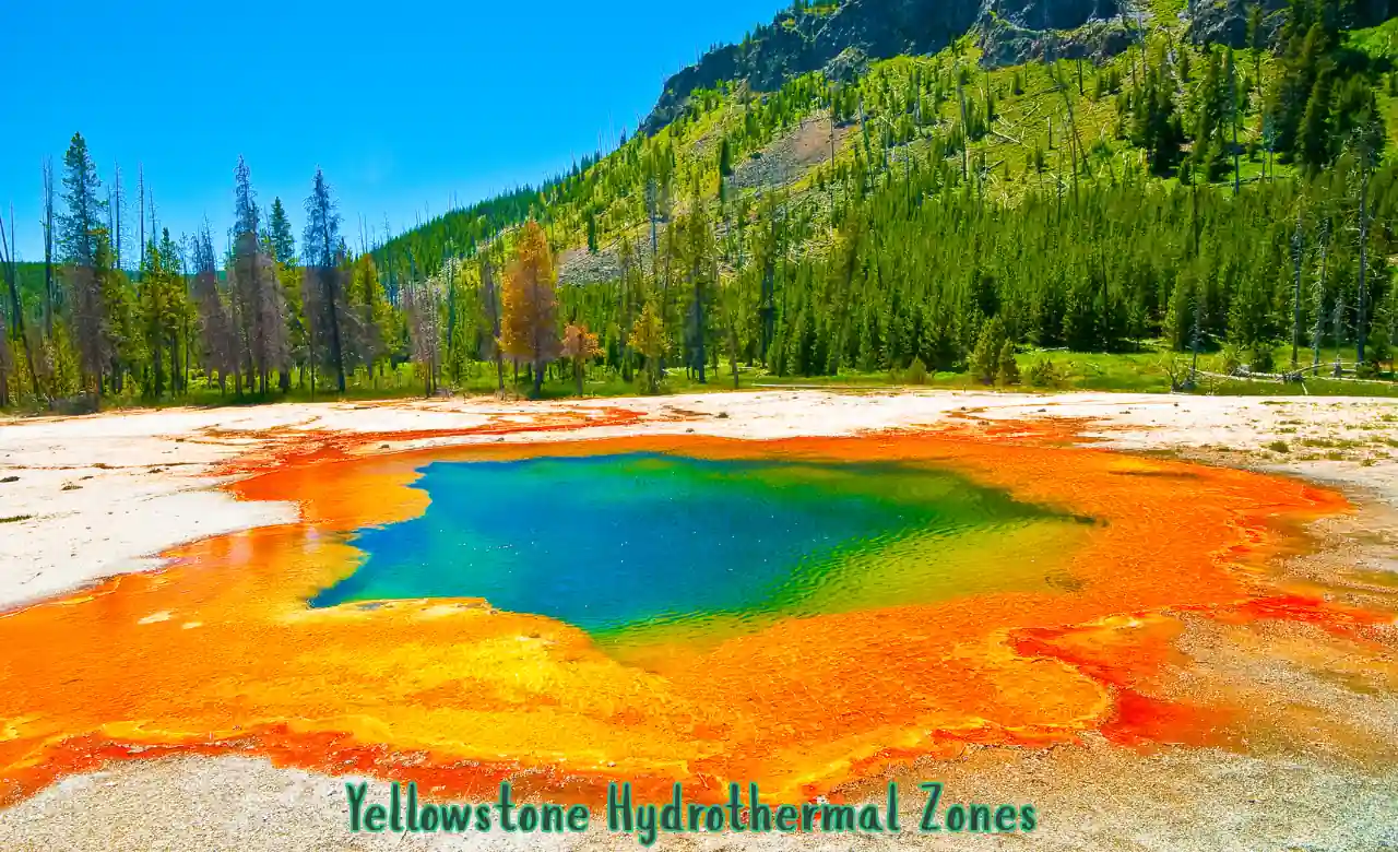 Yellowstone Hydrothermal Zones United States 1