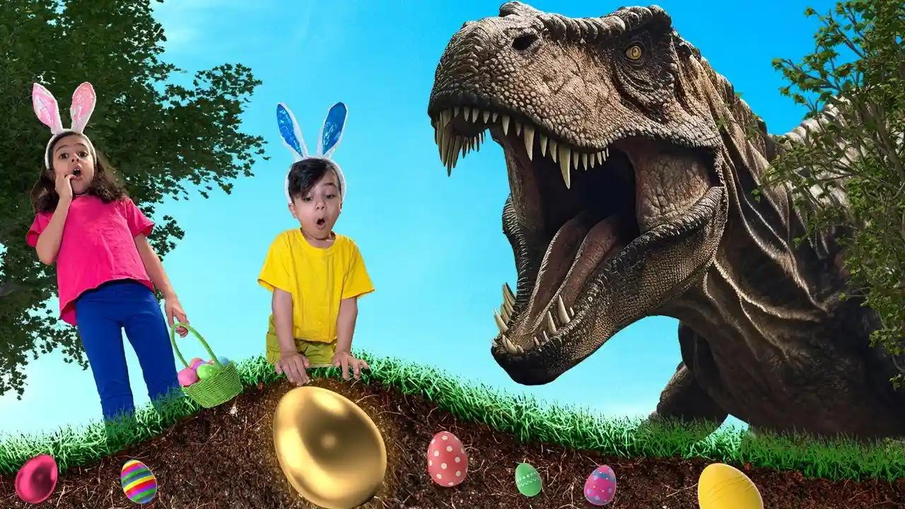 Morgan Falls Overlook Park Dino Egg Hunt 1