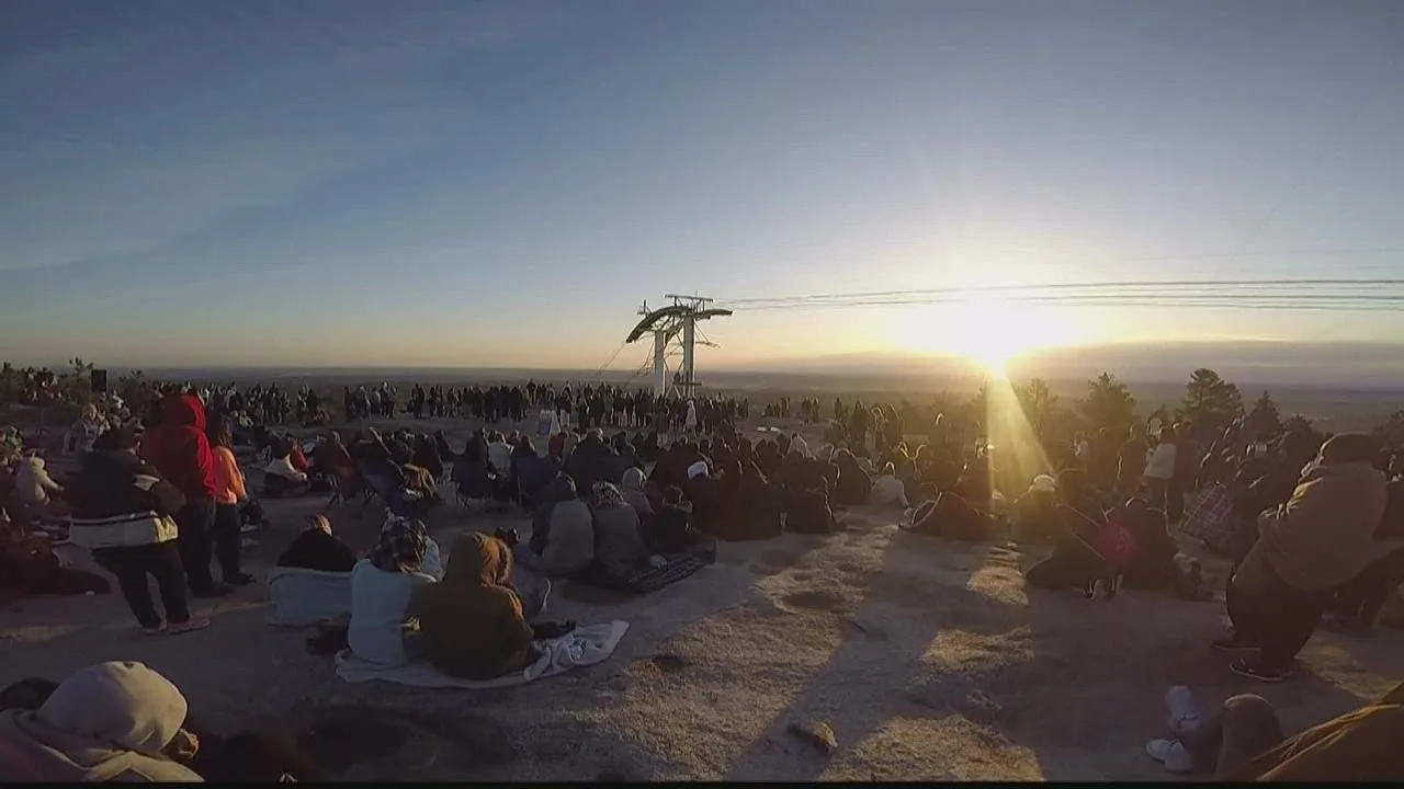 Stone Mountain Park Easter Sunrise Service
