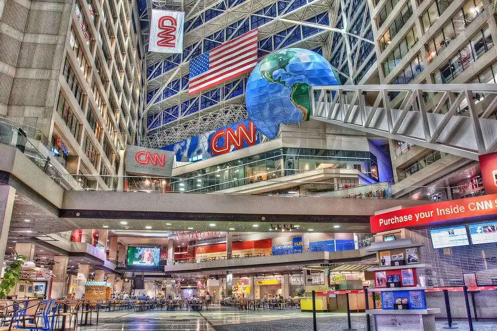 CNN Center Exterior Visit