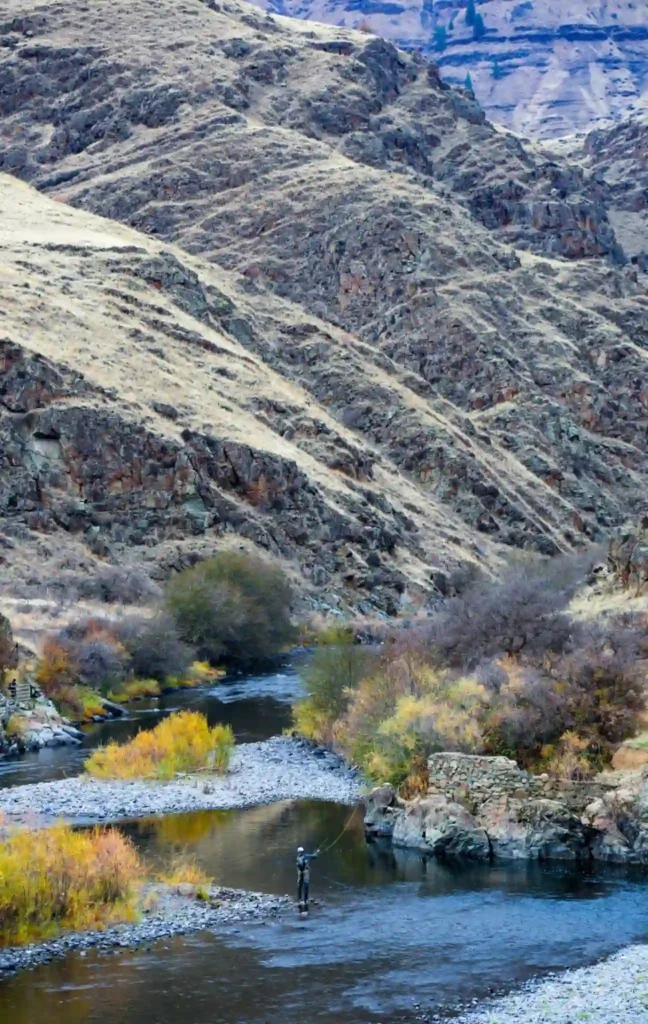 Fishing in Idahos Canyon Wilderness3